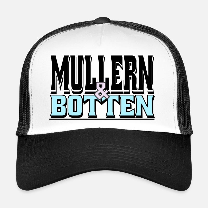 Mullern & Botten - Trucker Cap - Weiß/Schwarz