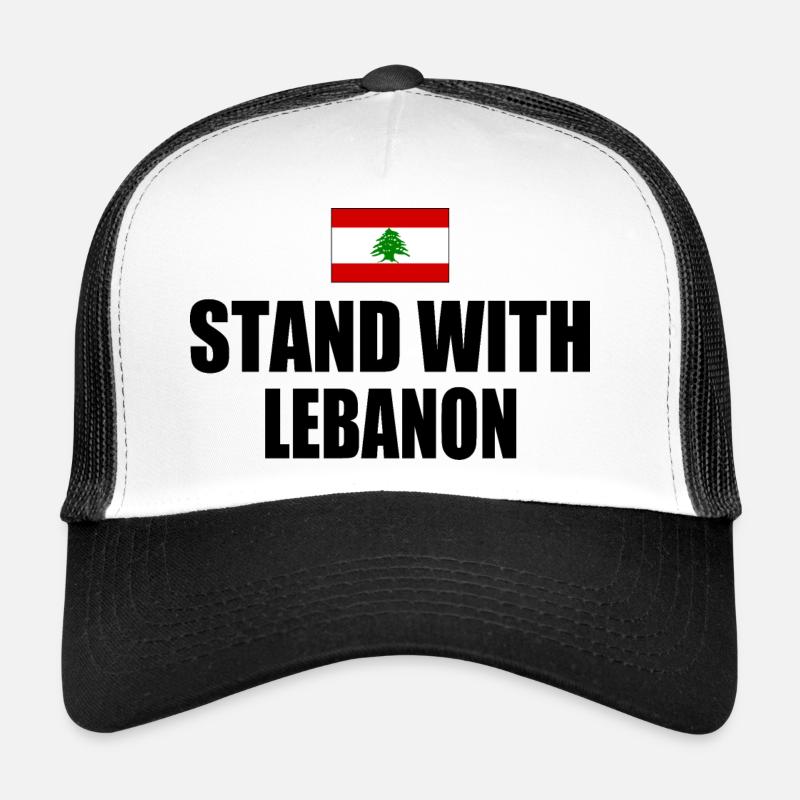 STAND WITH LEBANON Casquette trucker 