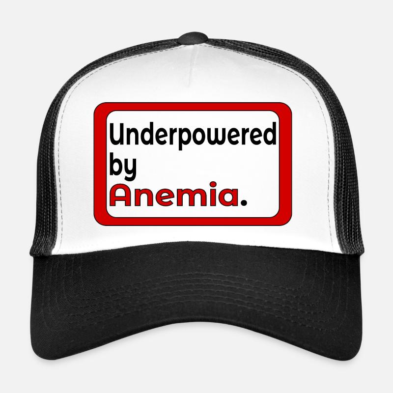 iron deficiency anemia - Low Power Trucker Cap