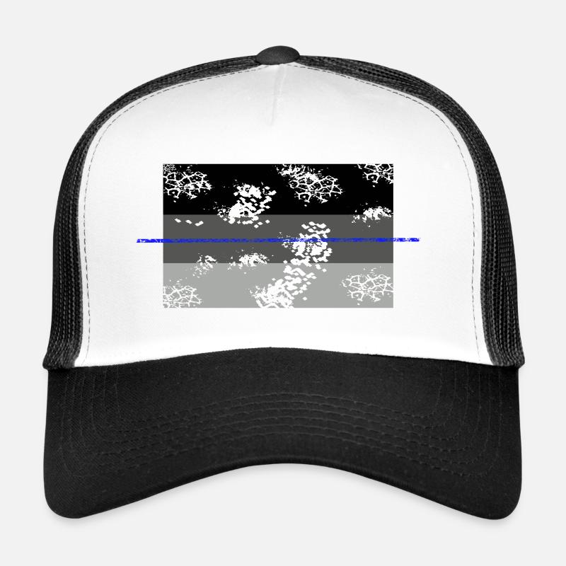 Shadow used blueline Trucker Cap