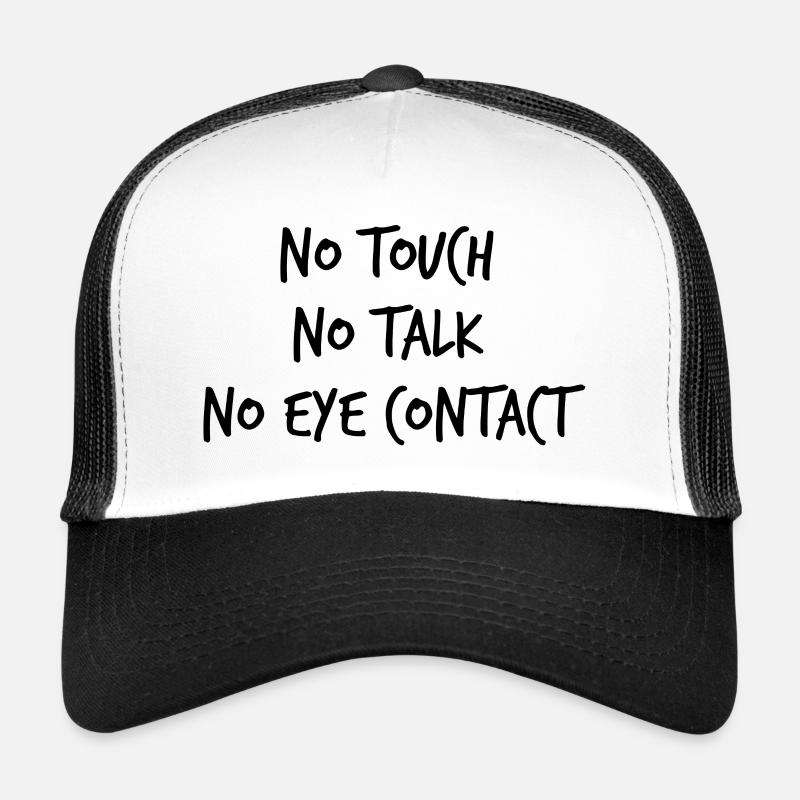No touch - Trucker Cap - Weiß/Schwarz