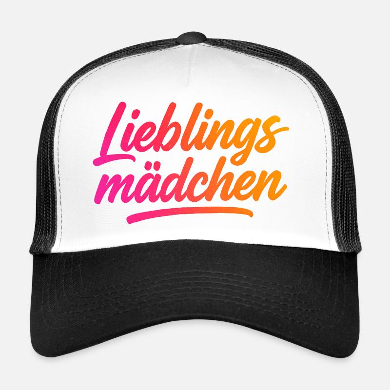 Fille préférée - Typographie Brush Script | Moisissure Casquette trucker 