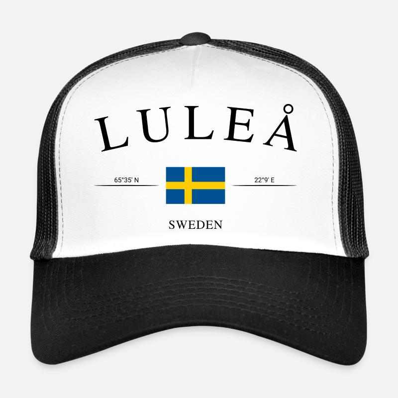Luleå, Suède – Souvenir et cadeau de Noël Casquette trucker 
