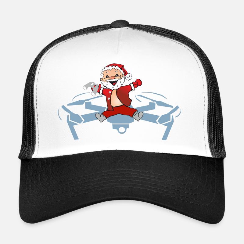 Santa Claus on Drone Adventure Trucker Cap