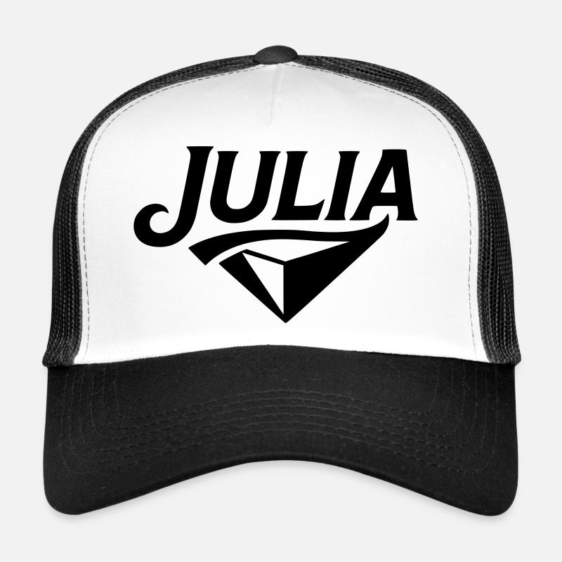 Julia - Conception du nom Casquette trucker 