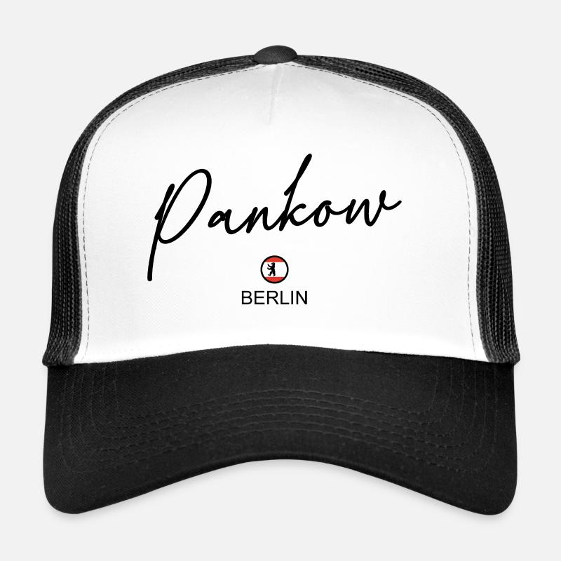 Pankow - Drapeau de Berlin - Ours de Berlin - Berlinerin Casquette trucker 