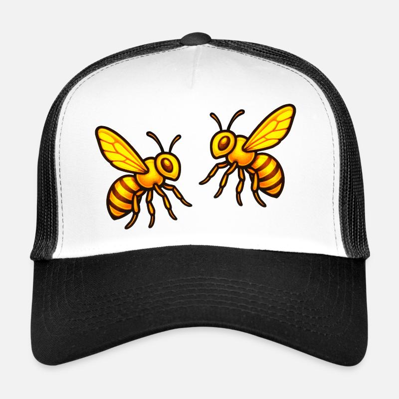 Glowing honey bees Trucker Cap