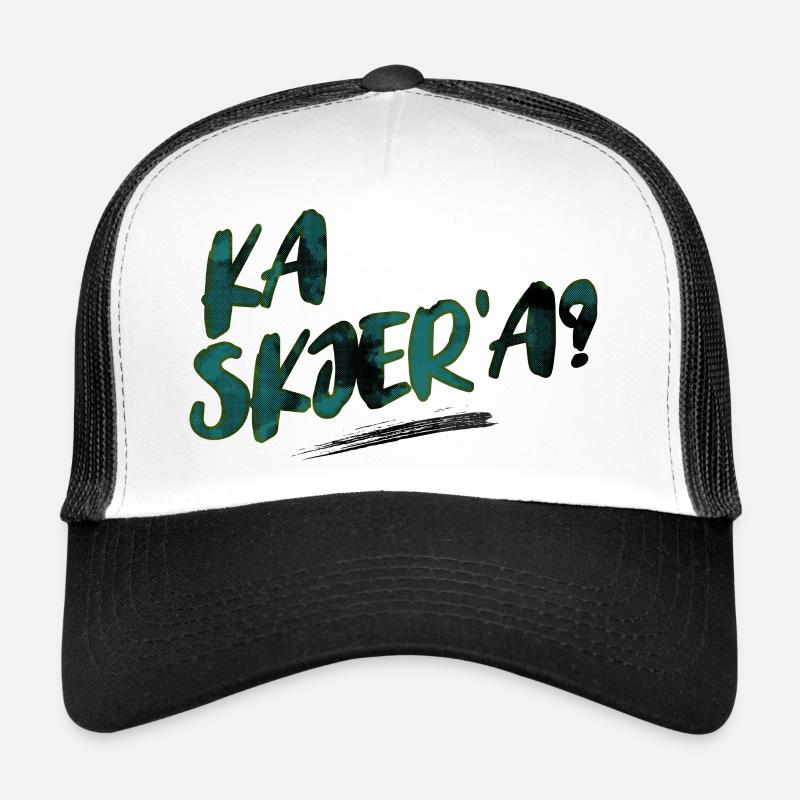 Wo ist die Sense? - Trucker Cap - Weiß/Schwarz