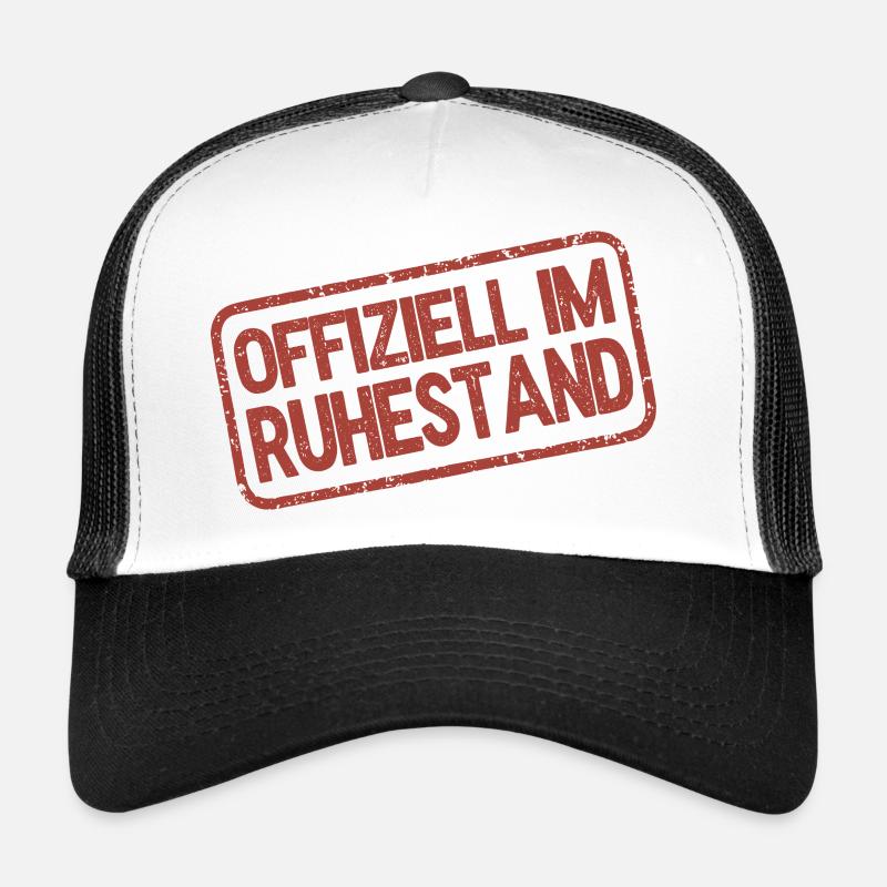 Officially Retired - Stamp Trucker Cap