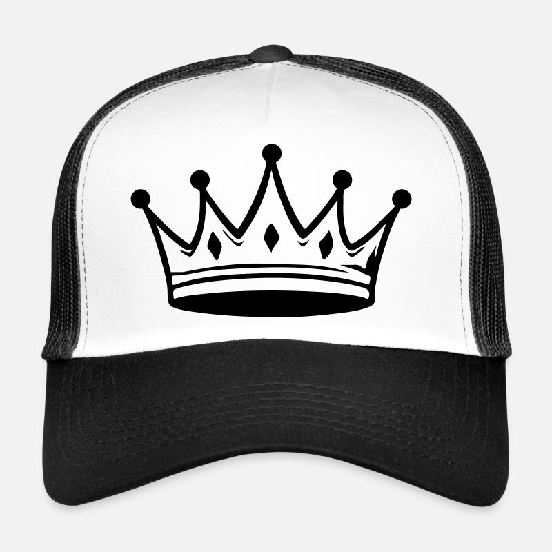 Symbole du Roi Couronne Casquette trucker 