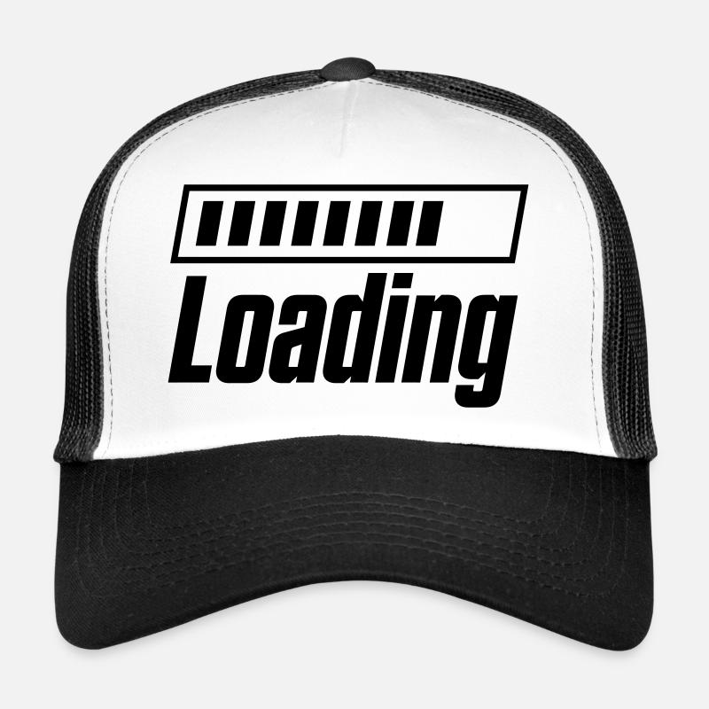 Loading Ladebalken - Trucker Cap - Weiß/Schwarz