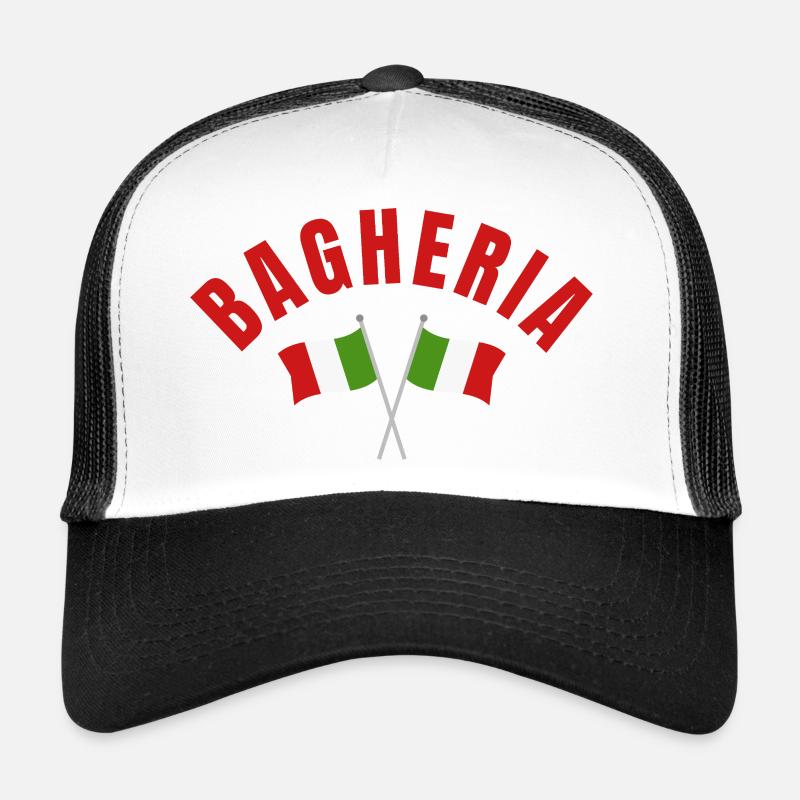 Bagheria Italian Flags Trucker Cap