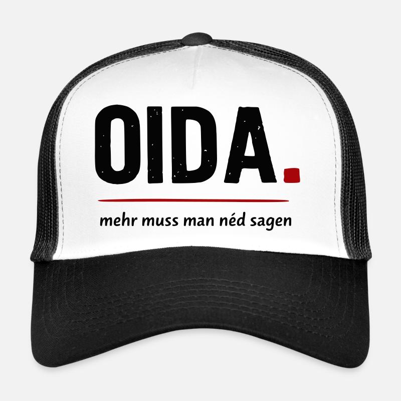 OIDA Logo mit roter Linie Trucker Cap