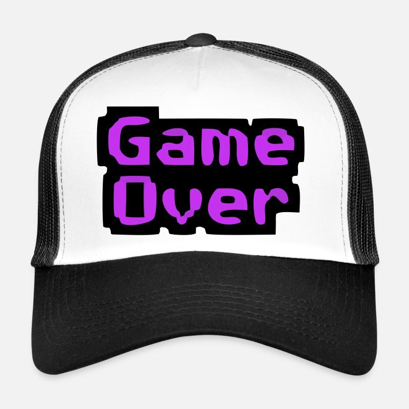  Game Over Pixel Retro Trucker Cap