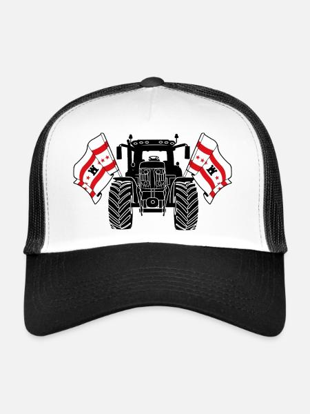 Drenthe_Tractor_Pride - Casquette trucker  - blanc/noir - Devant