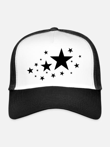 Stars Stars - Trucker Cap - white/black - Front