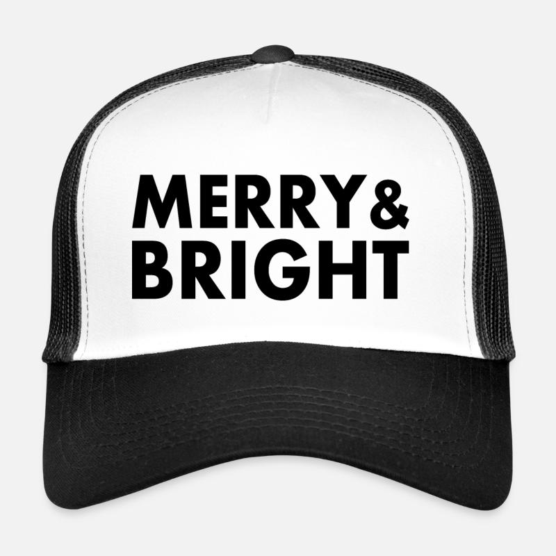 Merry and bright Trucker Cap