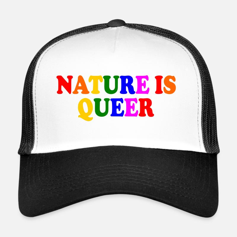 Nature is queer Casquette trucker 