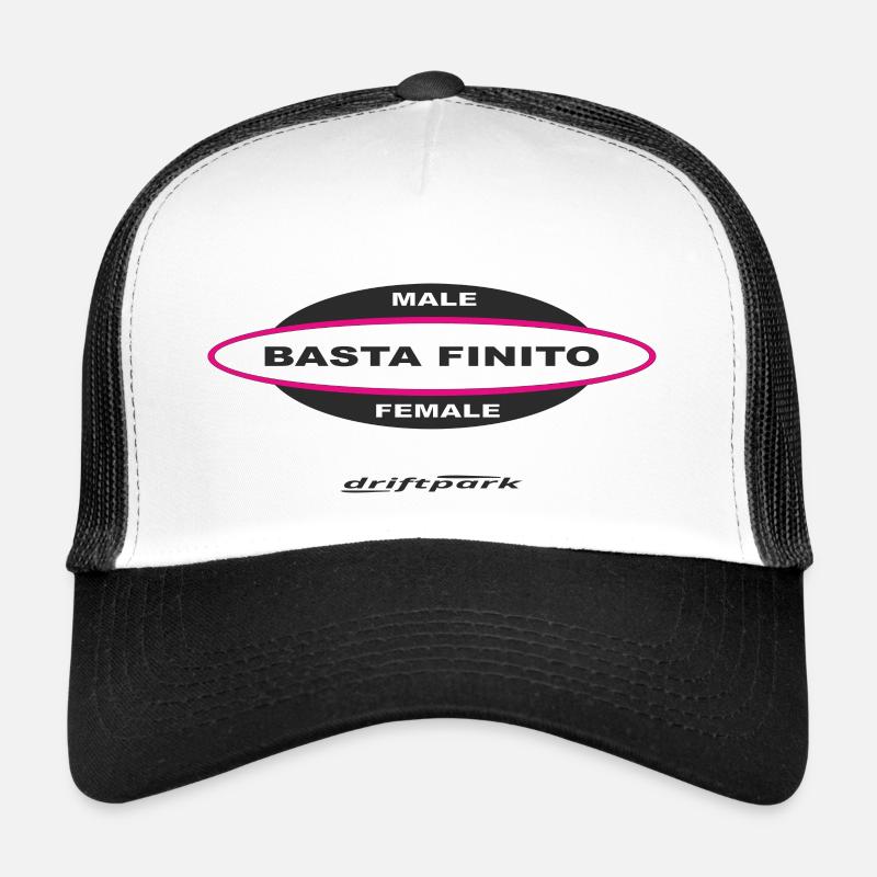 Driftpark - Basta Finito / rose Casquette trucker 