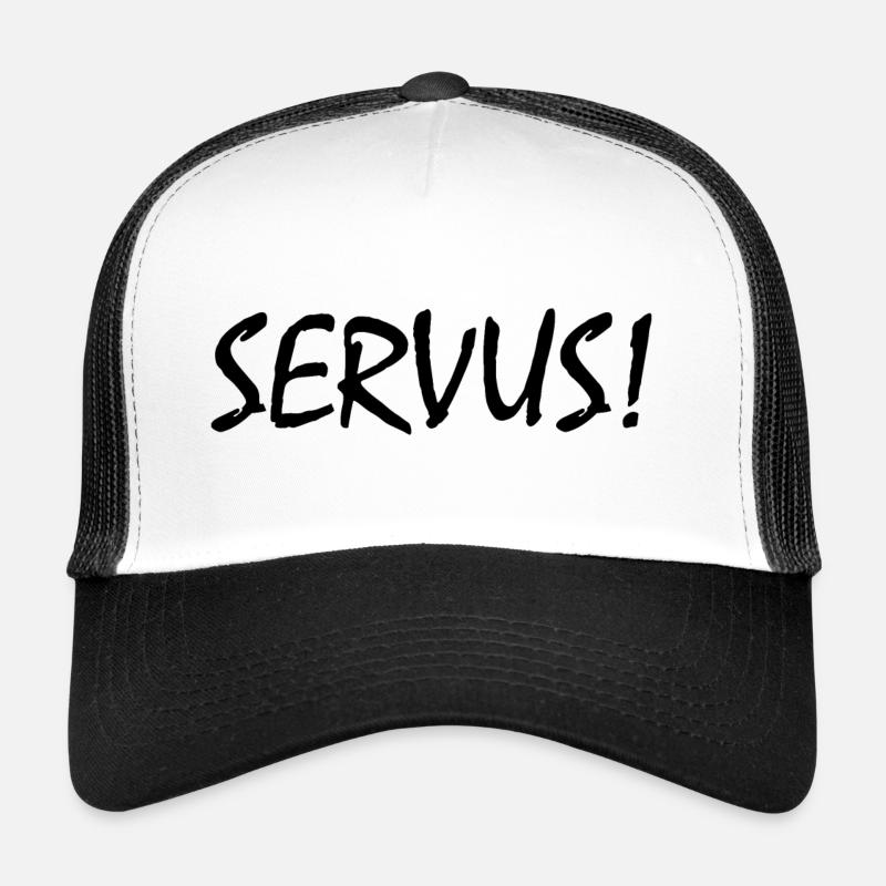 Servus - Trucker Cap - Weiß/Schwarz