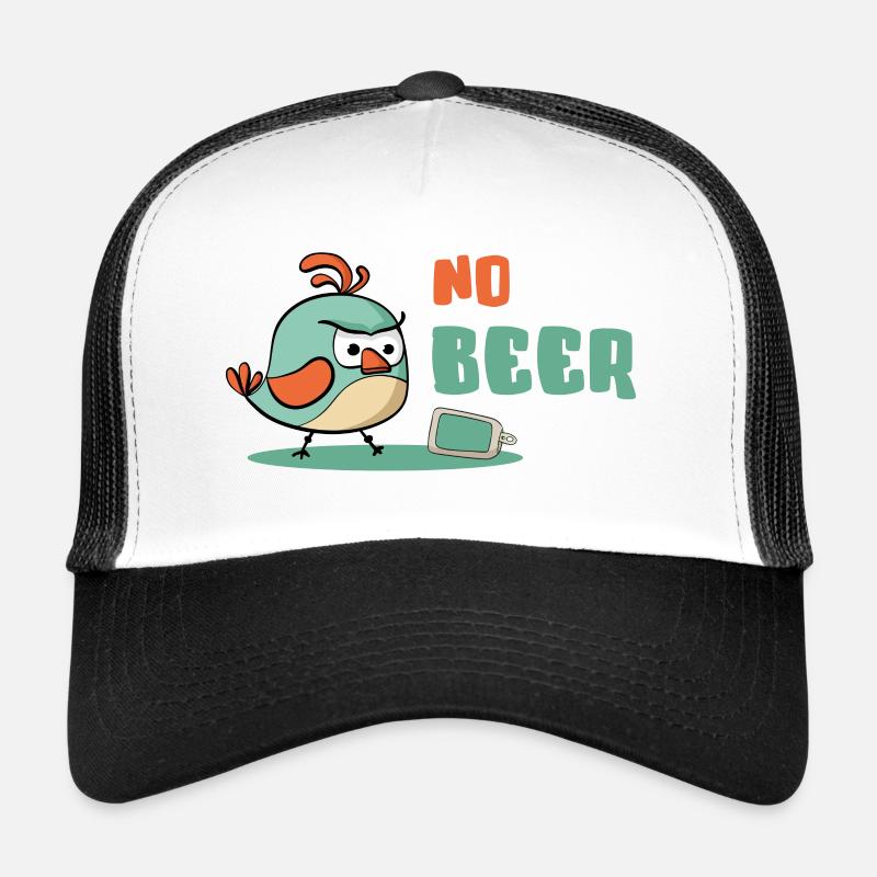 No Beer / Kein Bier / genervter Schluckspecht Trucker Cap