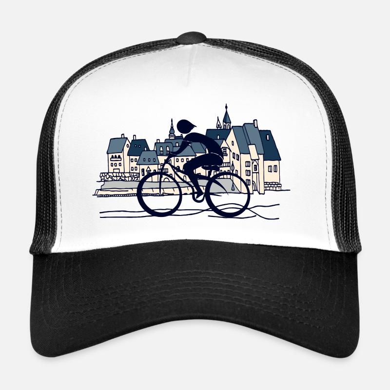 Cyclist - Trucker Cap - white/black
