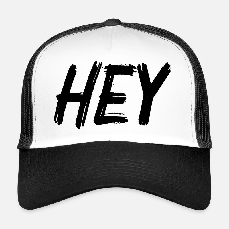 Hey - Trucker Cap - white/black