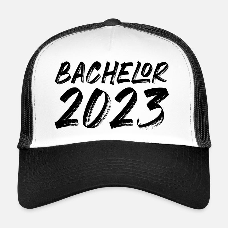 Bachelor 2023 - Trucker Cap - Weiß/Schwarz