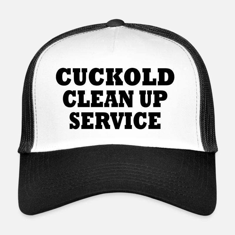 Cuckold clean up service Trucker Cap
