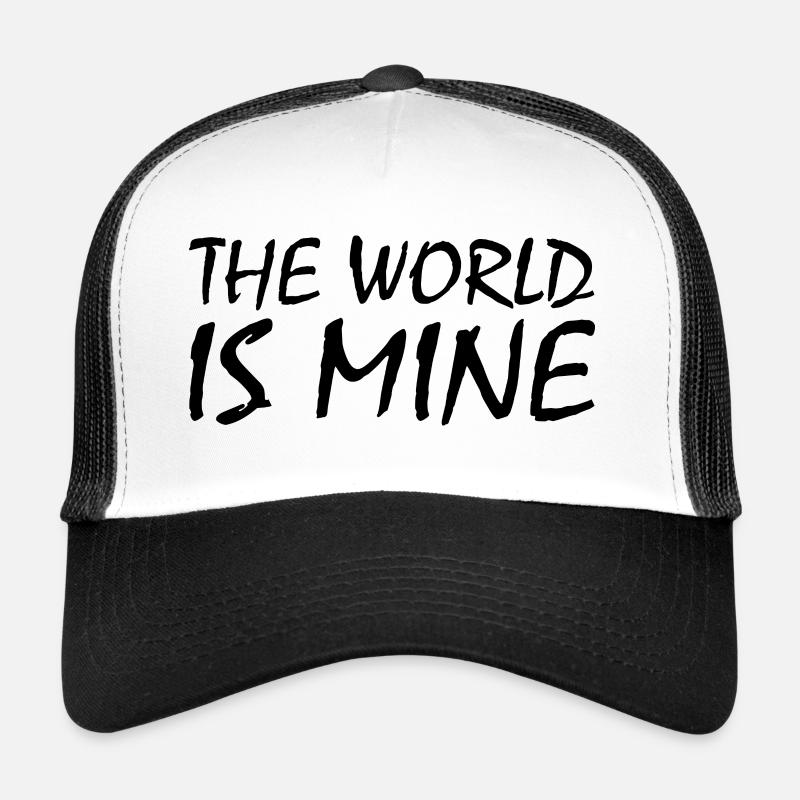 LE MONDE EST À MOI Casquette trucker 