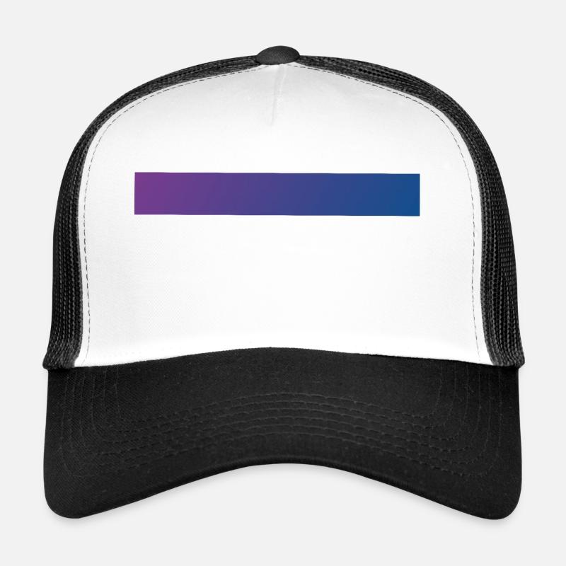Dégradé Violet & Bleu Casquette trucker 