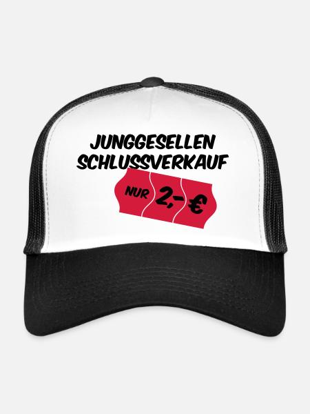 Bachelor - Trucker Cap - white/black - Front