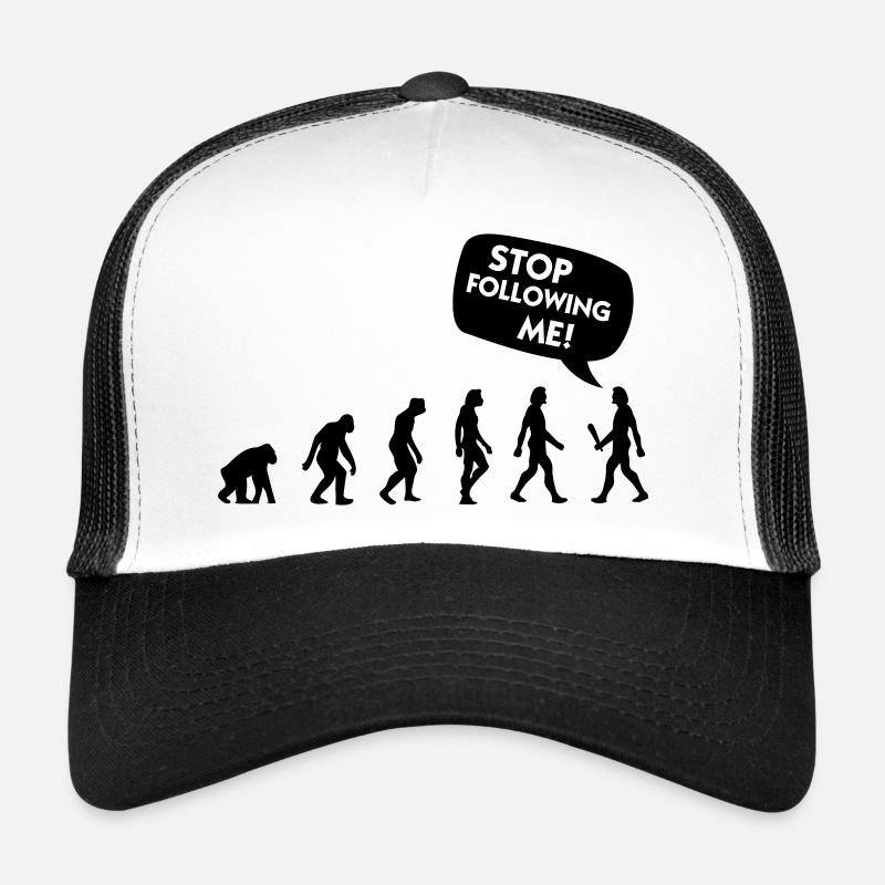 The Evolution of a stalker Trucker Cap