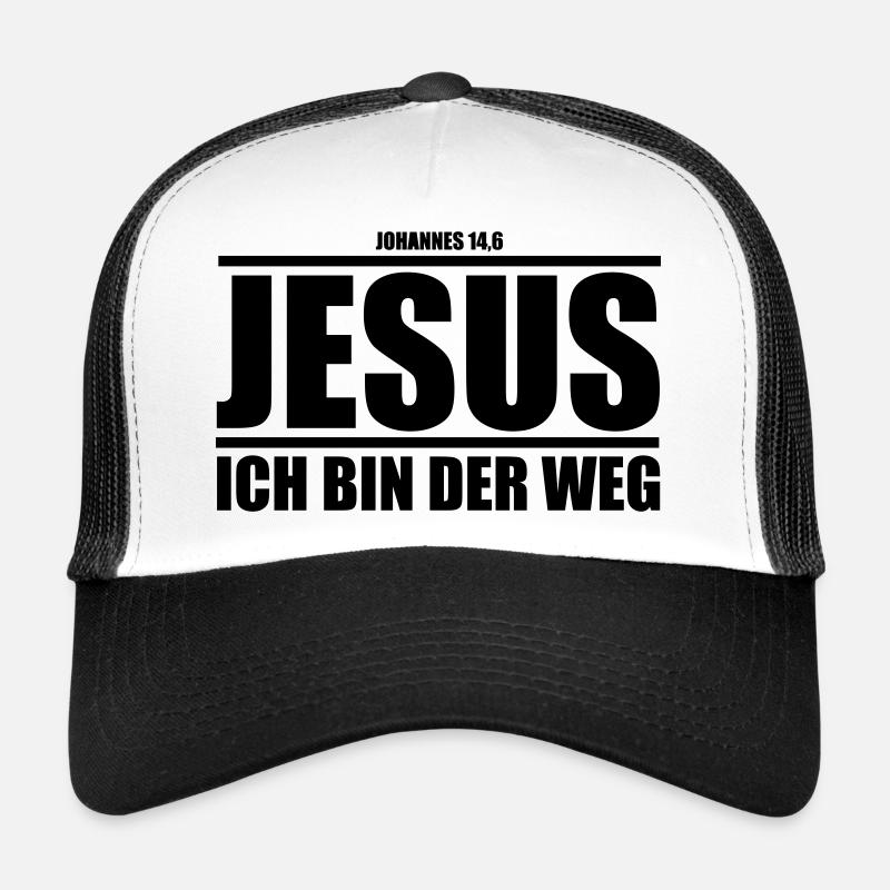 Casque - Casquette trucker  - blanc/noir