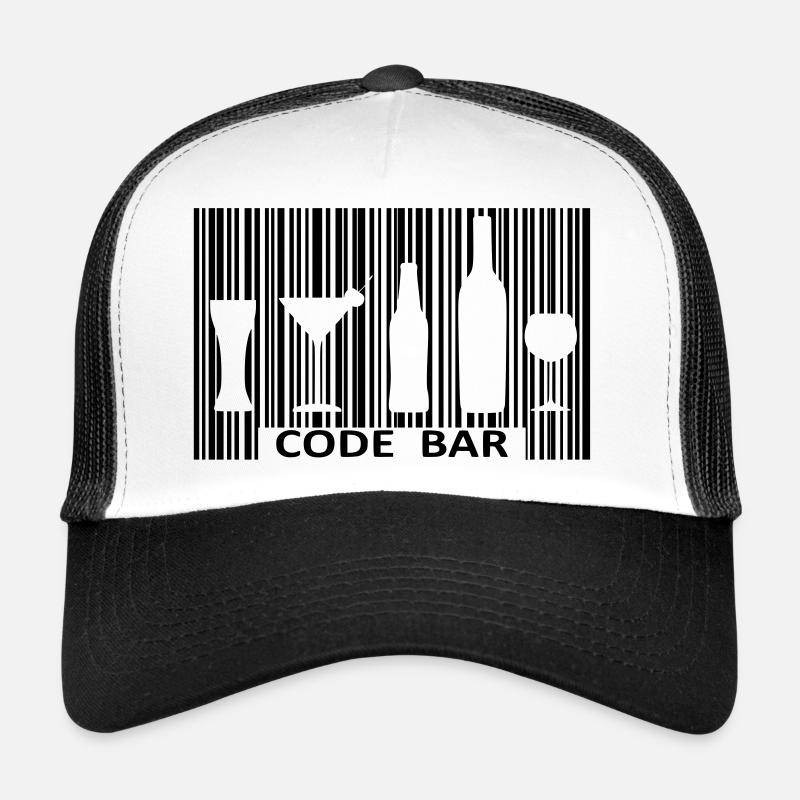 Code bar Casquette trucker 