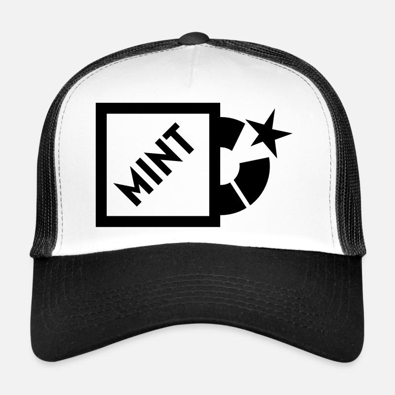 Mint - Trucker Cap - Weiß/Schwarz