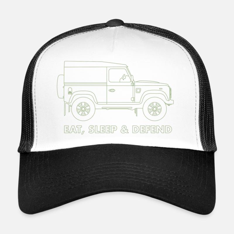 Mangez Sleep Defend Casquette trucker 