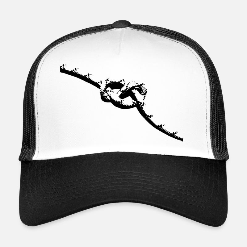 Kletterseil - Trucker Cap - Weiß/Schwarz