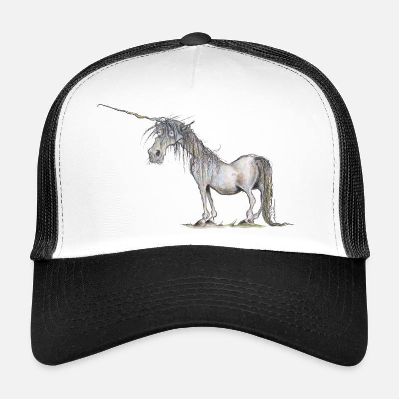 Das letzte Einhorn - Trucker Cap - Weiß/Schwarz