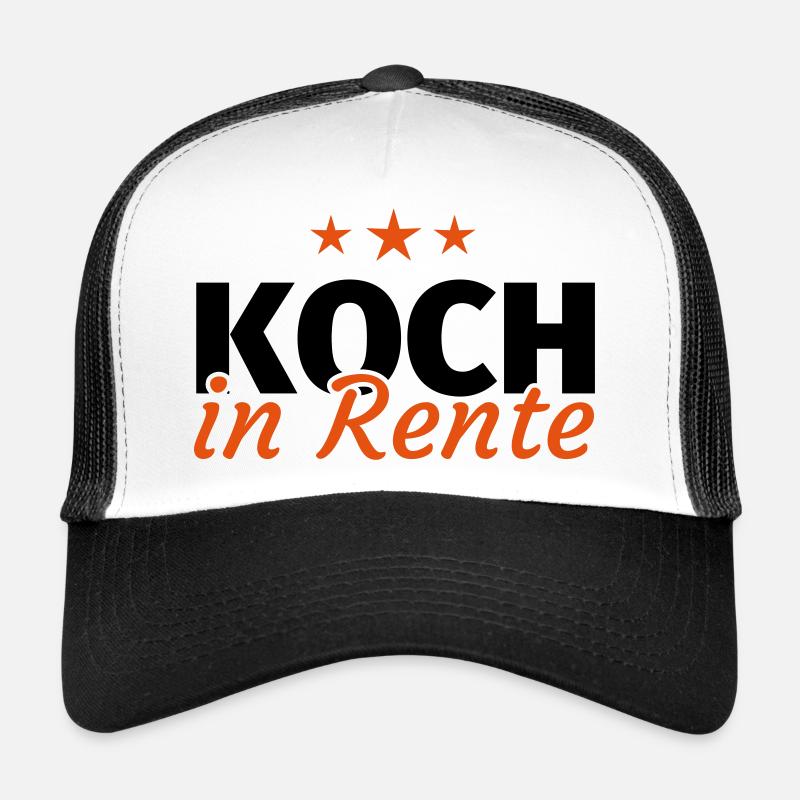 Koch Rente - Trucker Cap - Weiß/Schwarz
