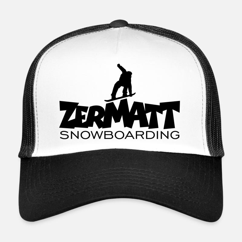 Zermatt Snowboarding Casquette trucker 