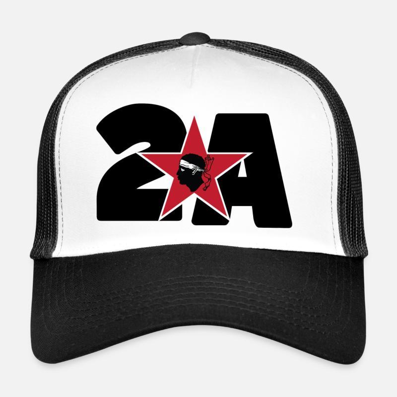 Corsica! - Trucker Cap - white/black