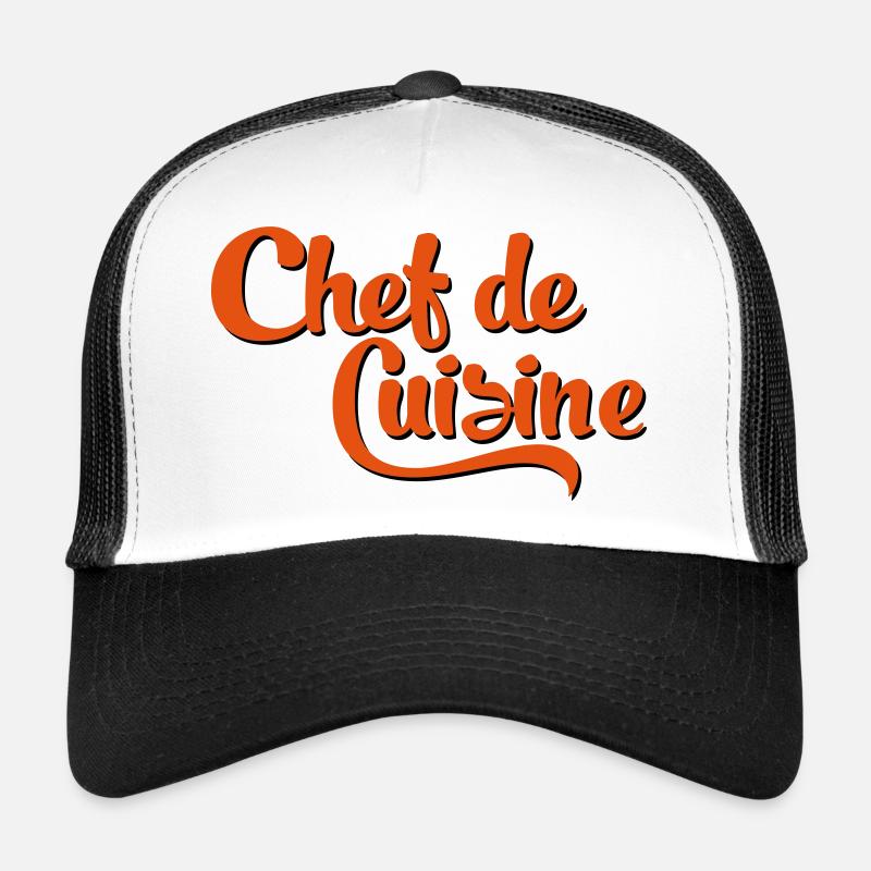 chef - Trucker Cap - white/black