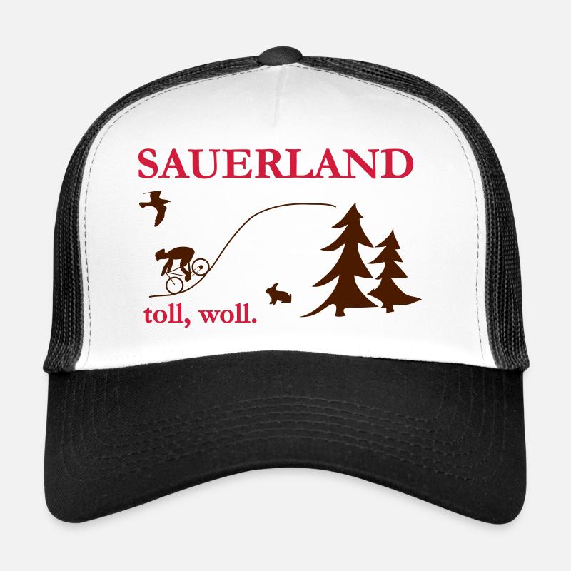 Sauerland - Trucker Cap - Weiß/Schwarz