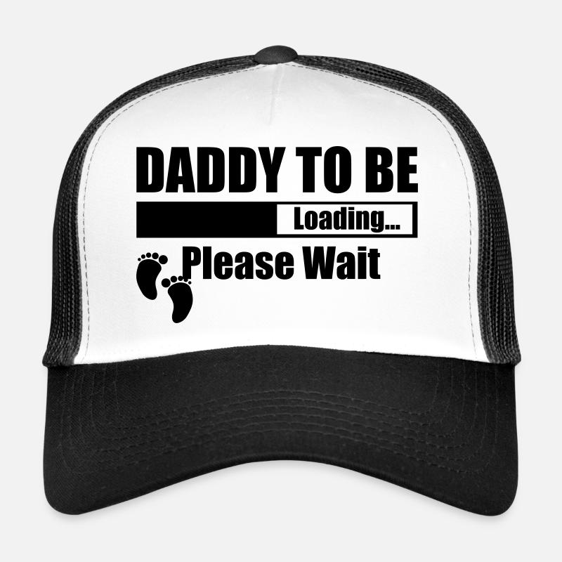 Daddy To Be Loading Please Wait Trucker Cap