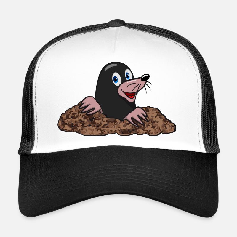 Maulwurf erde Maulwurfhuegel garten suess niedlich Trucker Cap