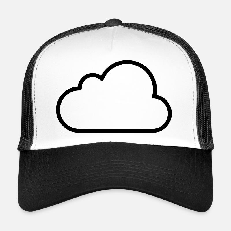 cloud - Casquette trucker  - blanc/noir
