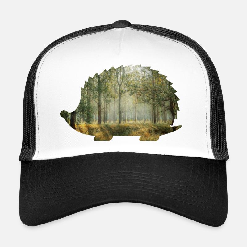 forêt 9 hérisson avec forêt Casquette trucker 