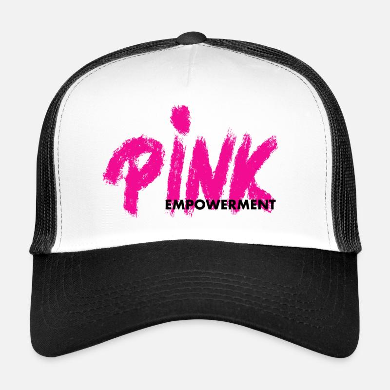 Pink Empowerment - Trucker Cap - Weiß/Schwarz