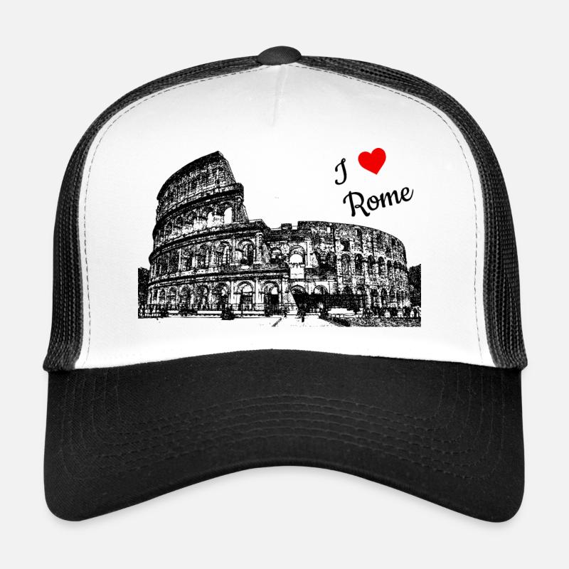 Rome, je t’aime. Casquette trucker 